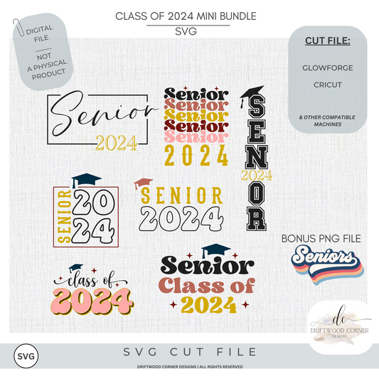 Class of 2024 SVG Bundle