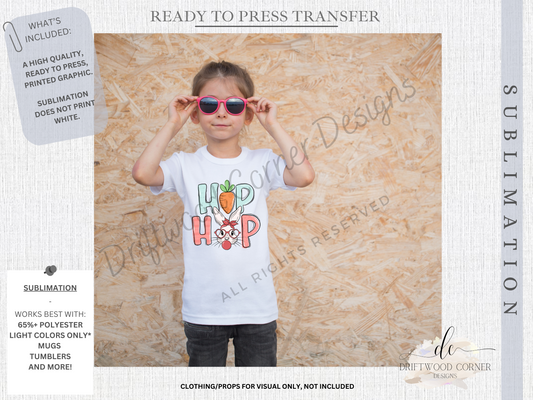 Easter Sublimation Transfer, Ready to Press Heat Transfer