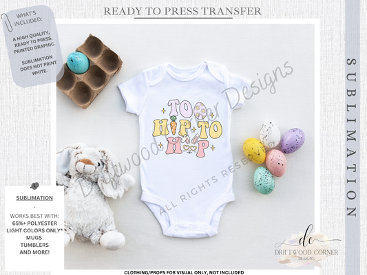 Easter Sublimation Transfer, Ready to Press Heat Transfer